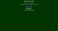 Desktop Screenshot of musiciansgallery.com